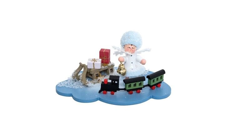 Schneeflöckchen Schneeflöckchen mit Eisenbahn