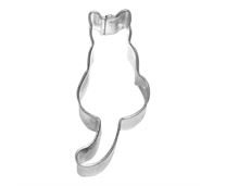 RBV Birkmann Ausstechform Katze sitzend, Edelstahl, 6,5 cm