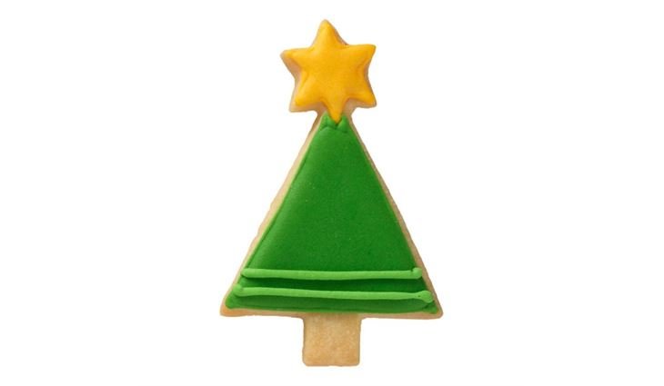 RBV Birkmann Ausstechform Weihnachtsbaum geometrisch, Edelstahl