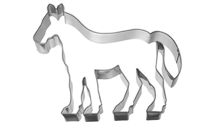 RBV Birkmann Ausstechform Pferd, Edelstahl, 11,6cm
