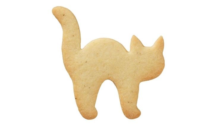 RBV Birkmann Ausstechform Halloween Katze, Edelstahl, 8 cm