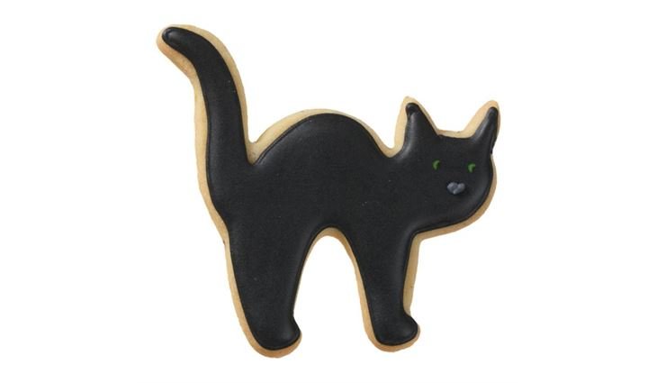 RBV Birkmann Ausstechform Halloween Katze, Edelstahl, 8 cm