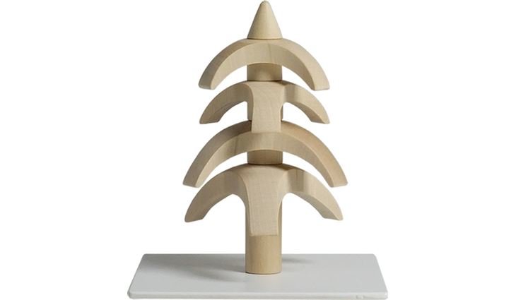 Seiffener Volkskunst Drehbaum Twist Weißbuche 8 cm