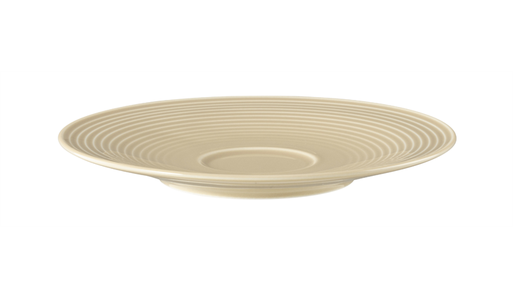 Seltmann Weiden Beat Sandbeige Kombi-Untertasse groß 16,5 cm