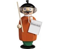 Seiffener Volkskunst Räucherfigur Lehrer