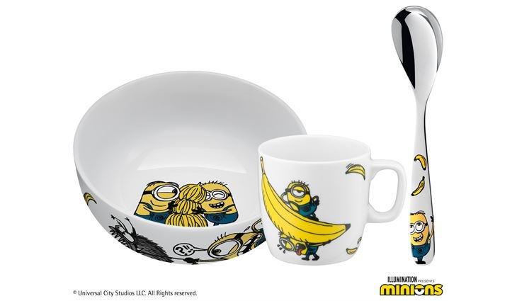 WMF Kinder-Frühstücks-Set Minions®, 3-teilig