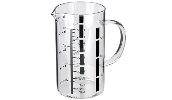 Küchenprofi Messbecher 500 ml, Glas