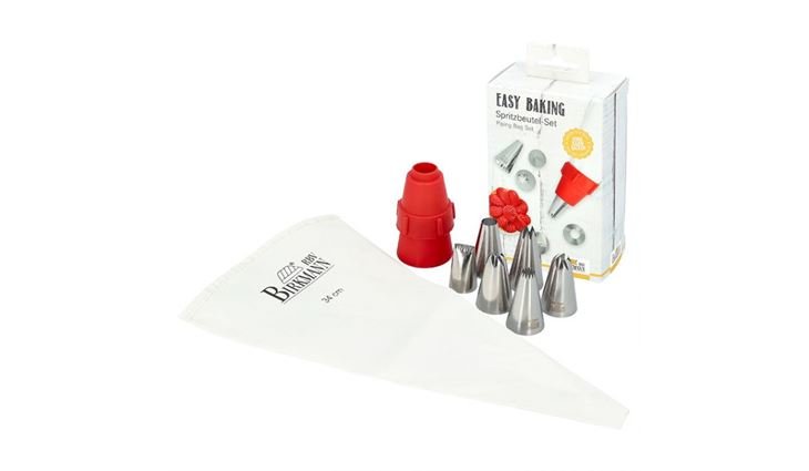 RBV Birkmann Easy Baking, Spritzbeutel-Set, 8-tlg,