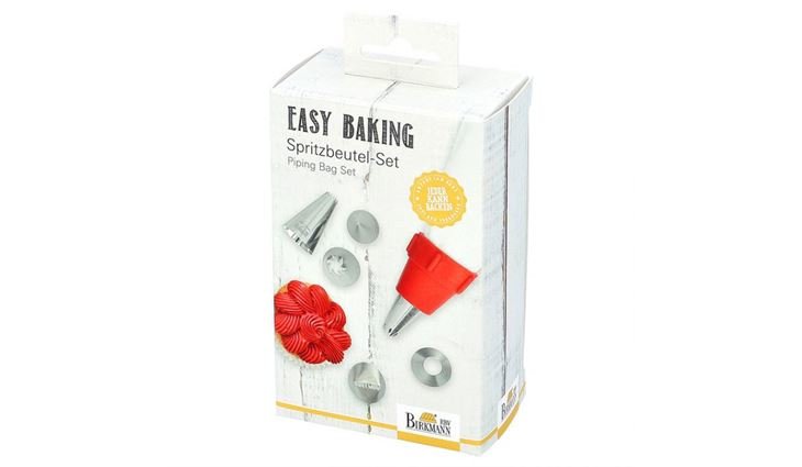 RBV Birkmann Easy Baking, Spritzbeutel-Set, 8-tlg,