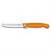 VICTORINOX Swiss Classic Faltbares Gemüsemesser, orange