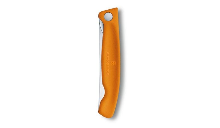 VICTORINOX Swiss Classic Faltbares Gemüsemesser, orange