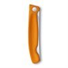 VICTORINOX Swiss Classic Faltbares Gemüsemesser, orange