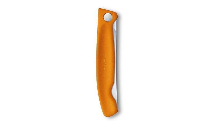 VICTORINOX Swiss Classic Faltbares Gemüsemesser, orange