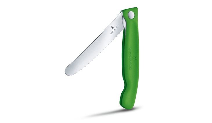 VICTORINOX Swiss Classic Faltbares Gemüsemesser, grün