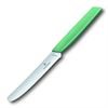 VICTORINOX Swiss Modern mint Tomaten- & Tafelmesser, Wellensc