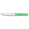 VICTORINOX Swiss Modern Steakmesser, Wellenschliff,12cm, grün