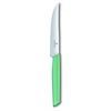 VICTORINOX Swiss Modern Steakmesser, Wellenschliff,12cm, grün