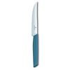 VICTORINOX Swiss Modern Steakmesser, Wellenschliff,12cm, blau