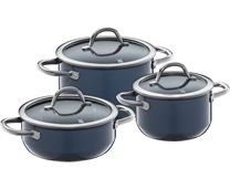 WMF Fusiontec Inspire Topf-Set, 3-teilig, Blueberry