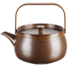 ASA Teekanne mit Holzgriff, brown 1,5l