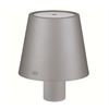 CILIO LED-Flaschenlampe LUCE grau