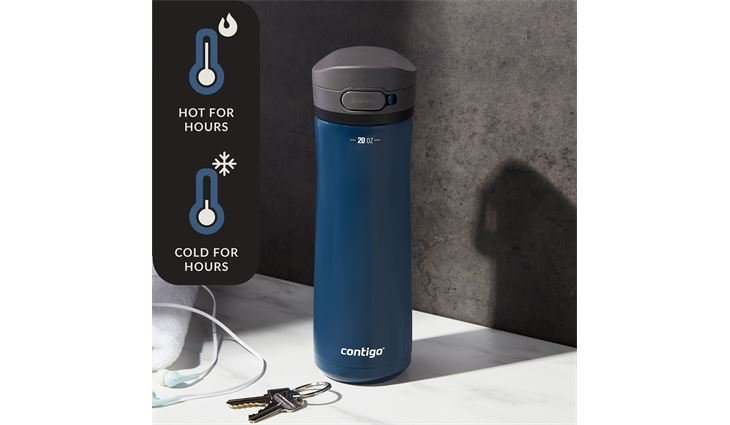 Contigo JACKSON CHILL 2.0 Metal Bottle Navy 720 ml